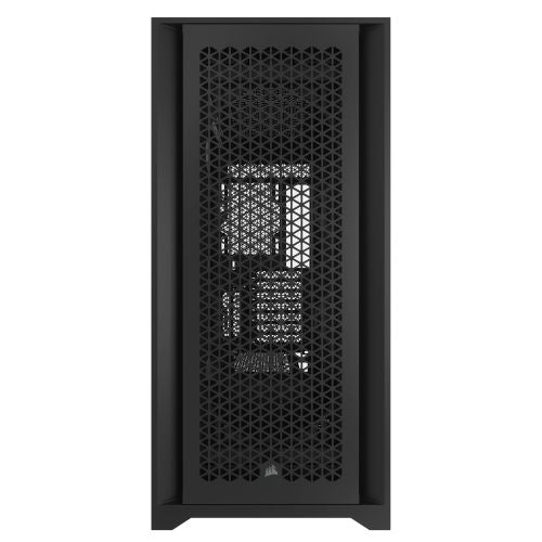 Corsair 5000D CORE Airflow Gaming Case w/ Glass Window, E-ATX, No Fans, High-Airflow Front Panel, USB-C, Black