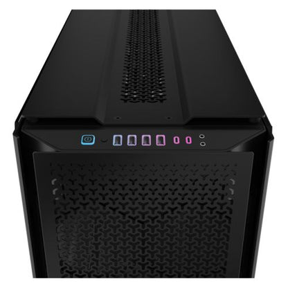 Corsair iCUE LINK 9000D RGB Airflow Gaming Case w/ Glass Side, E-ATX, Dual System, Up to 18 Fans, InfiniRail Fan Mounting, iCUE LINK Hub, USB-C,  Asus BTF Compatible, Black