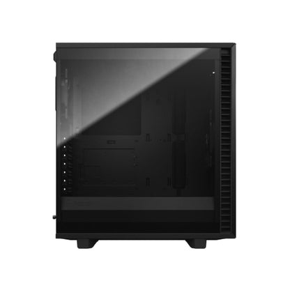 Fractal Design Define 7 Compact (Light TG) Gaming Case w/ Light Tint Glass Window, ATX, 2 Fans, Sound Dampening, Ventilated PSU Shroud, USB-C