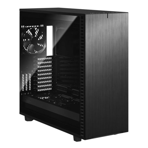 Fractal Design Define 7 XL (Light TG) Gaming Case w/ Light Tint Glass Window, E-ATX, Modular Design, 3 Fans, Fan Hub, Sound Dampening, USB-C