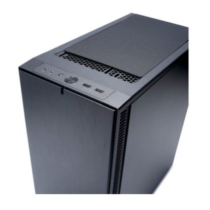 Fractal Design Define C (Black Solid) Quiet Gaming Case, ATX, 2 Fans, ModuVent Technology, PSU Shroud, Optional Top Filter