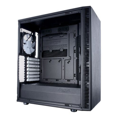 Fractal Design Define C (Black Solid) Quiet Gaming Case, ATX, 2 Fans, ModuVent Technology, PSU Shroud, Optional Top Filter