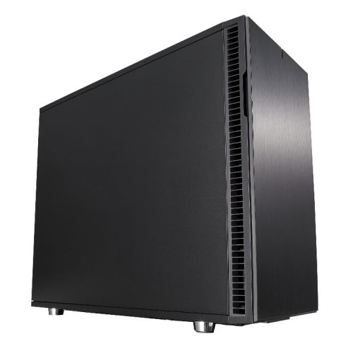 Fractal Design Define R6 (Black Solid) Gaming Case, E-ATX, Modular Design, 3 Fans, Fan Hub, Sound Dampening