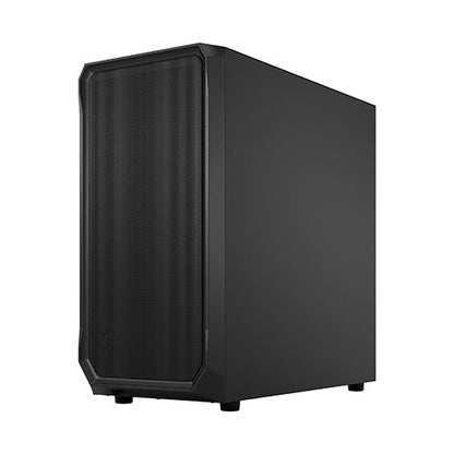 Fractal Design Focus 2 (Black Solid) Gaming Case, ATX, 2 Fans, Mesh Front, Innovative Shroud System