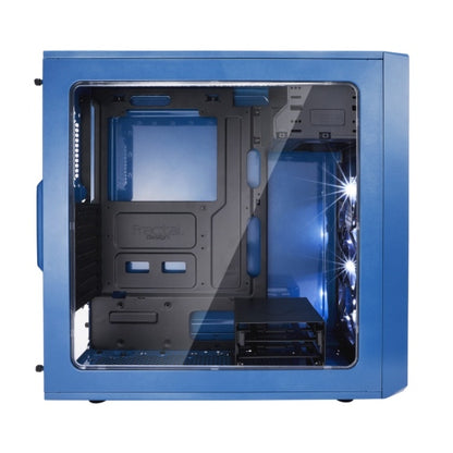 Fractal Design Focus G (Petrol Blue) Gaming Case w/ Clear Window, ATX, 2 White LED Fans, Kensington Bracket, Filtered Front, Top & Base Air Intakes