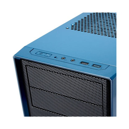 Fractal Design Focus G (Petrol Blue) Gaming Case w/ Clear Window, ATX, 2 White LED Fans, Kensington Bracket, Filtered Front, Top & Base Air Intakes