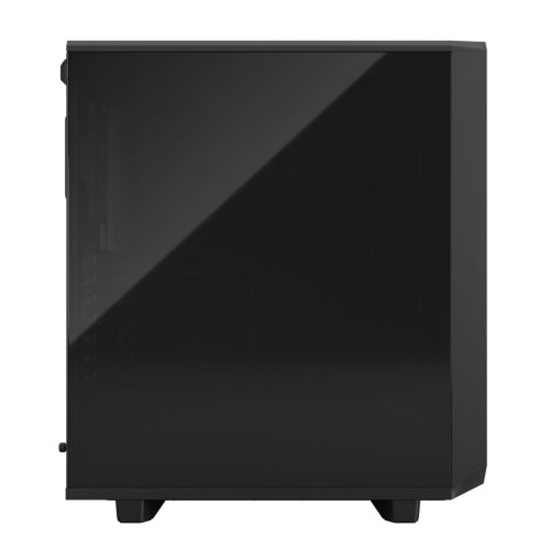 Fractal Design Meshify 2 Compact (Black TG) Gaming Case w/ Dark Tint Glass Window, ATX, Angular Mesh Front, 3 Fans, Detachable Front Filter, USB-C