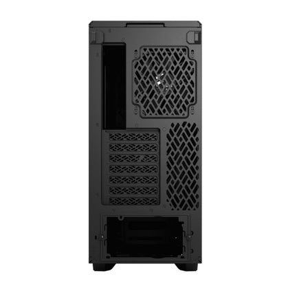 Fractal Design Meshify 2 Compact (Black TG) Gaming Case w/ Dark Tint Glass Window, ATX, Angular Mesh Front, 3 Fans, Detachable Front Filter, USB-C