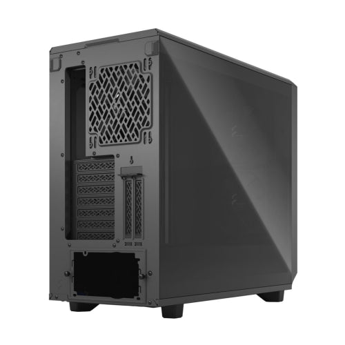 Fractal Design Meshify 2 (Grey TG) Gaming Case w/ Light Tint Glass Window, E-ATX, Angular Mesh Front, 3 Fans, Fan Hub, Detachable Front Filter, USB-C