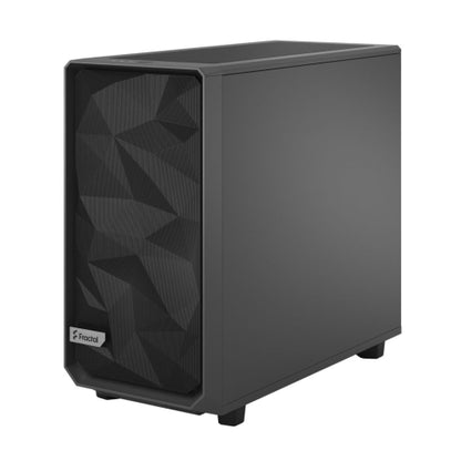 Fractal Design Meshify 2 (Grey TG) Gaming Case w/ Light Tint Glass Window, E-ATX, Angular Mesh Front, 3 Fans, Fan Hub, Detachable Front Filter, USB-C