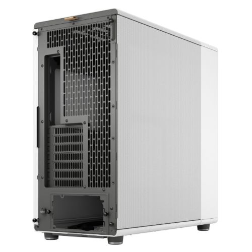 Fractal Design North XL Chalk White (White Solid) Case, E-ATX, Fine Mesh Side, 3 PWM Fans, USB-C, Oak Front