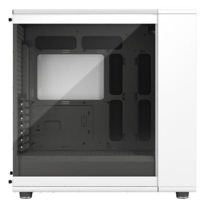 Fractal Design North XL Chalk White (TG Clear) Case w/ Clear Glass Window, E-ATX, 3 PWM Fans, USB-C, Oak Front