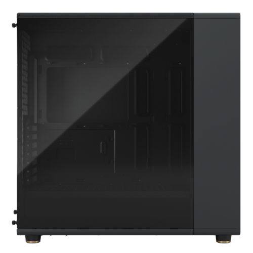 Fractal Design North XL Charcoal Black (TG Dark) Case w/ Dark Tint Glass Window, E-ATX, 3 PWM Fans, USB-C, Walnut Front