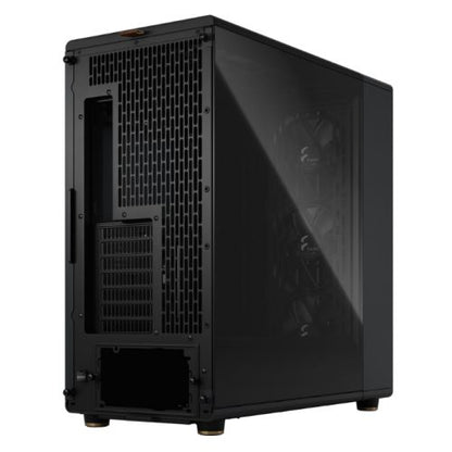 Fractal Design North XL Charcoal Black (TG Dark) Case w/ Dark Tint Glass Window, E-ATX, 3 PWM Fans, USB-C, Walnut Front