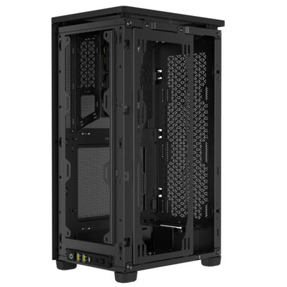 Corsair 2000D Airflow Mini ITX Gaming Case, Steel Mesh Panels, Up to 8x Fans, Triple-Slot GPU Support, USB-C, Requires SFX/SFX-L PSU, Black