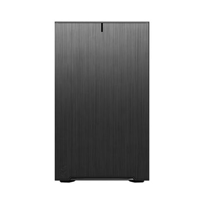 Fractal Design Define 7 Nano (Black Solid) Gaming Case, Mini ITX, 2 Fans, Sound Dampening, Ventilated PSU Shroud, USB-C, 306 mm GPU Support