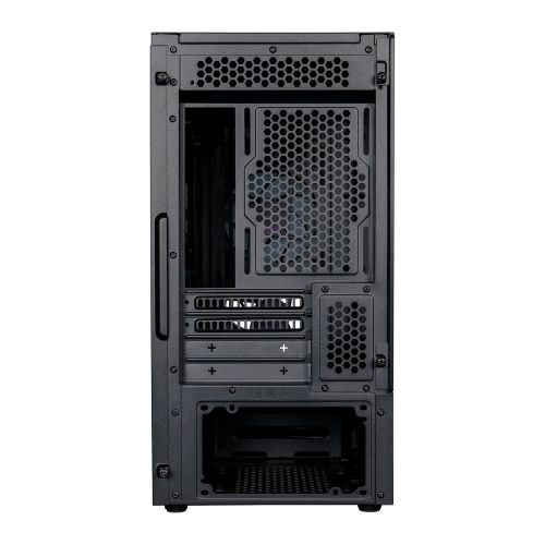 Cooler Master TD300 Mesh Gaming Case w/ Glass Side, Micro ATX, 2x ARGB Fans, ARGB/PWM Hub, 280mm Radiator Support, Black