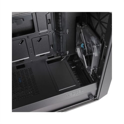 Fractal Design Meshify C Mini (Dark TG) Gaming Case w/ Dark Glass Window, Micro ATX, Angular Mesh Front, 2 Fans, Full Length PSU Shroud, 315mm GPU Support