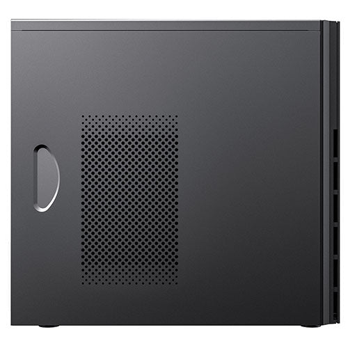 CiT Course Micro ATX Case, Brushed Aluminium Front, 1 Fan, 2x USB 3.0