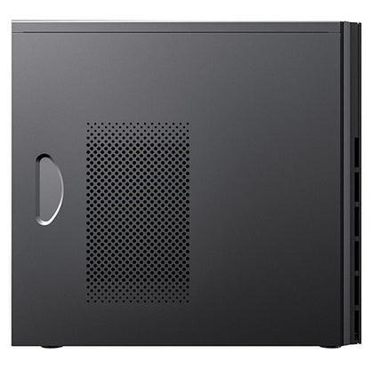 CiT Course Micro ATX Case, Brushed Aluminium Front, 1 Fan, 2x USB 3.0