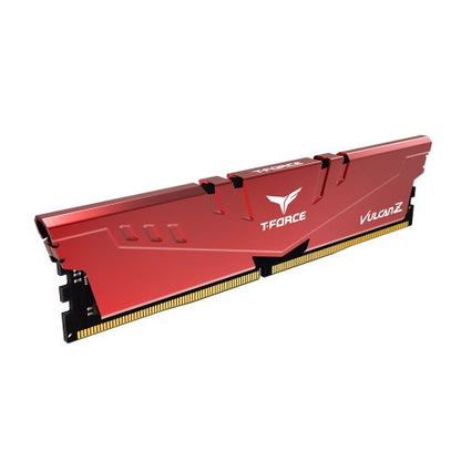 Team T-Force Vulcan Z 16GB Kit (2 x 8GB), DDR4, 3600MHz (PC4-28800), CL18, XMP 2.0, DIMM Memory, Red