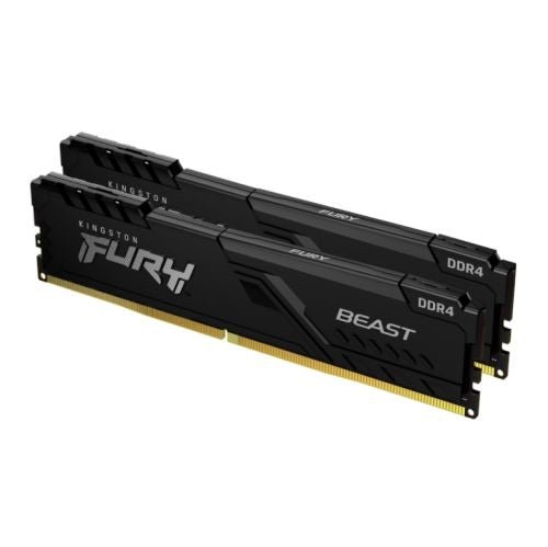 Kingston Fury Beast 32GB Kit (2 x 16GB), DDR4, 3600MHz (PC4-28800), CL18, XMP, DIMM Memory