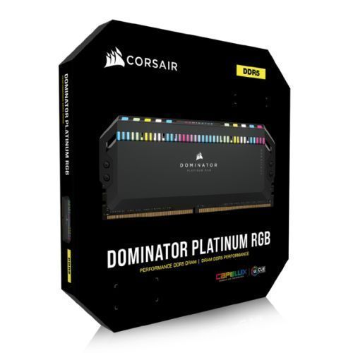 Corsair Dominator Platinum RGB 32GB Kit (2 x 16GB), DDR5, 6200MHz (PC5-49600), CL36, 1.4V, XMP 3.0, PMIC, DIMM Memory