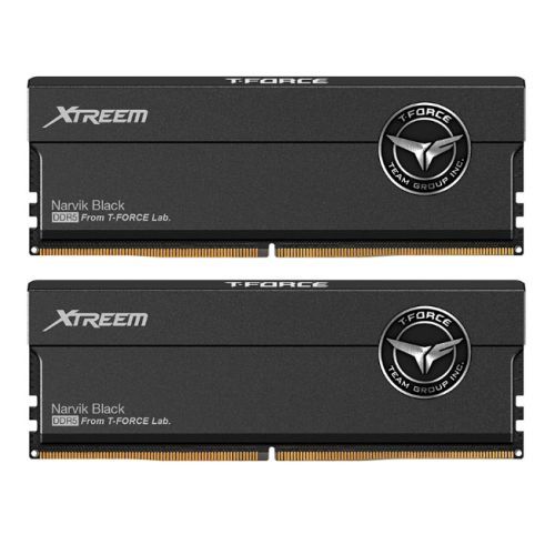 Team T-Force Xtreem 48GB Kit (2 x 24GB), DDR5, 8000MHz (PC5-64000), CL38, ECC, XMP 3.0, PMIC, DIMM Memory, Black