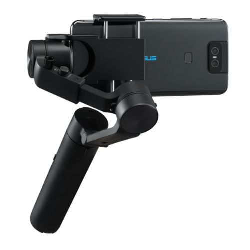 Asus ZenGimbal 3-Axis Phone Stabilizer, Foldable, Handheld, 1/4" Screw Tripod, Vortex Mode, Face/Object Tracking, Time Lapse, Panorama, POV, Sport Mode