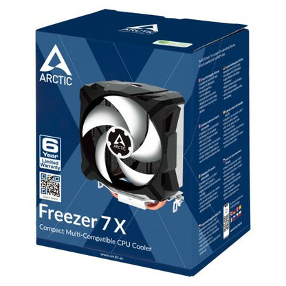 Arctic Freezer 7 X Compact Heatsink & Fan, Intel & AMD Sockets, 92mm PWM Fan, Fluid Dynamic Bearing