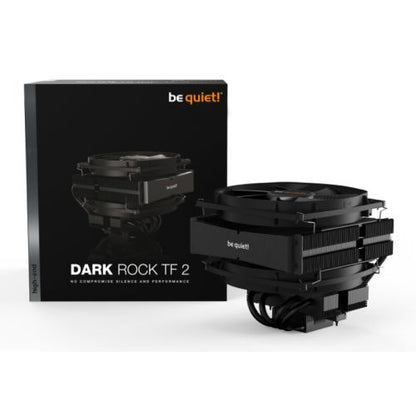 Be Quiet! BK031 Dark Rock TF 2 Heatsink & Fan, Intel & AMD Sockets, Dual Silent Wings Fans, Fluid Dynamic, 230W TDP