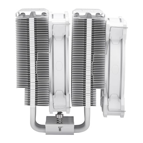 Cooler Master Hyper 622 Halo ARGB Dual Tower Heatsink & Fans, Intel/AMD, 6 Heat Pipes, 2x ARGB Fans, 157mm High, White