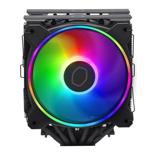 Cooler Master Hyper 622 Halo ARGB Dual Tower Heatsink & Fans, Intel/AMD, 6 Heat Pipes, 2x ARGB Fans, 157mm High, Black