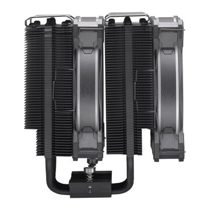 Cooler Master Hyper 622 Halo ARGB Dual Tower Heatsink & Fans, Intel/AMD, 6 Heat Pipes, 2x ARGB Fans, 157mm High, Black