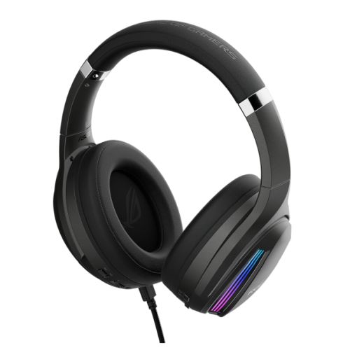 Asus ROG Fusion 500 II RGB Gaming Headset, USB-C/USB-A/3.5mm Jack, 50mm Drivers, 7.1 Surround Sound, AI Noise Cancelling Mic