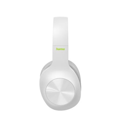 Hama Spirit Calypso Bluetooth Headset w/ Mic, Bass Boost, Foldable, Passive Noise Suppression, Up to 38hrs Battery, White