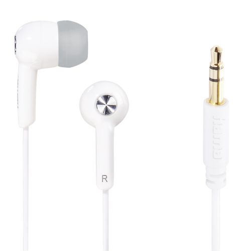 Hama Gloss In-Ear Headphones, 3.5mm Jack, No Mic, White