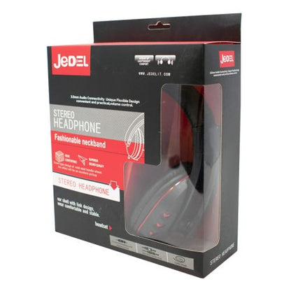 Jedel JD-032 Gaming Headset with Boom Mic, 40mm Drivers,  In-Line Volume Controls, 3.5mm Jack