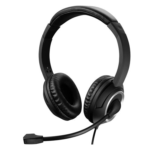 Sandberg (126-16) Chat Headset with Boom Mic, USB-A, 40mm Drivers,  In-Line Controls, 5 Year Warranty