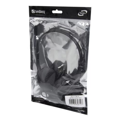 Sandberg USB Office Headset with Boom Mic, 30mm Drivers, In-Line Controls, 5 Year Warranty