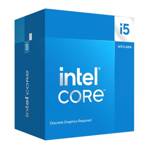 Intel Core i5-14400F CPU, 1700, Up to 4.7 GHz, 10-Core, 65W (148W Turbo), 10nm, 20MB Cache, Raptor Lake Refresh, No Graphics