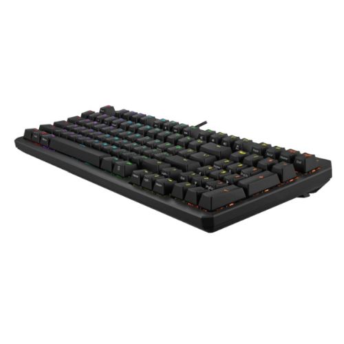 Asus TUF GAMING K3 Gen II Optical-Mechanical Compact Gaming Keyboard, 97-Key Layout, Dampening Foam, IP57, RGB Lighting