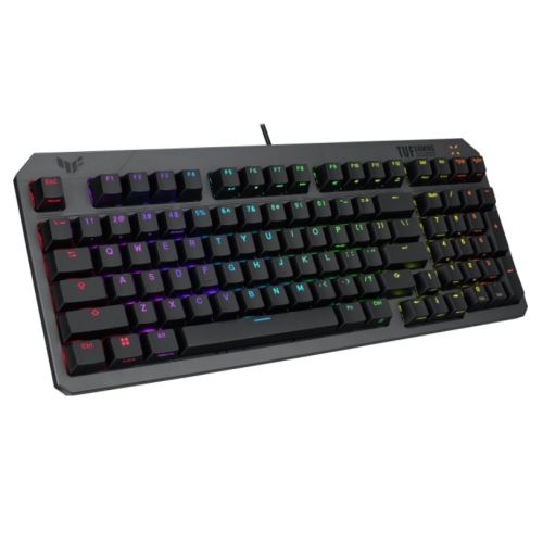 Asus TUF GAMING K3 Gen II Optical-Mechanical Compact Gaming Keyboard, 97-Key Layout, Dampening Foam, IP57, RGB Lighting