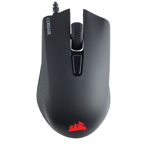 Corsair Harpoon Pro RGB FPS/MOBA Lightweight Optical Gaming Mouse, Omron Switches, 12000 DPI, 6 Programmable Buttons