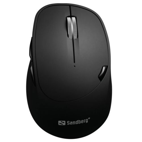 Sandberg (631-02) Wireless/Bluetooth Mouse Pro Recharge, 1600 DPI, 6 Buttons, Rechargeable Battery, Black, 5 Year Warranty