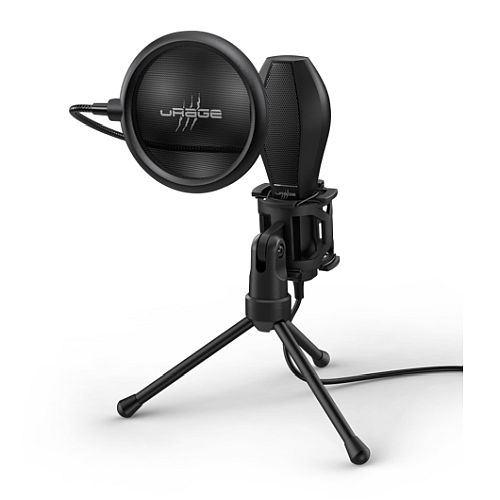 Hama uRage Stream 400 Plus Gaming Microphone, USB, Pop shield, Tripod