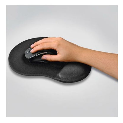 Hama Ergonomic Mini Mouse Pad, Memory Foam Wrist Rest, Non-slip Base, 200 x 230 x 21 mm