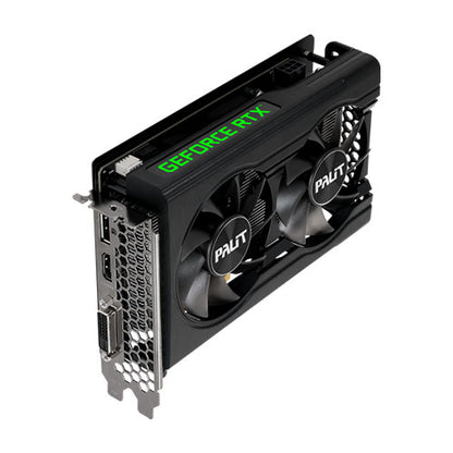 Palit RTX3050 DUAL V2, PCIe4, 8GB DDR6, DVI, HDMI, DP, 1777MHz Clock, RGB Lighting