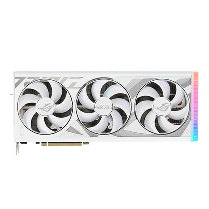 Asus ROG STRIX RTX4090, PCIe4, 24GB DDR6X, 2 HDMI, 3 DP, 2550MHz Clock, RGB Lighting, White