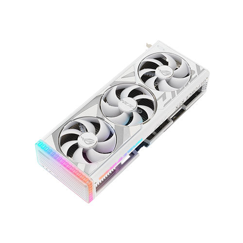 Asus ROG STRIX RTX4090, PCIe4, 24GB DDR6X, 2 HDMI, 3 DP, 2550MHz Clock, RGB Lighting, White